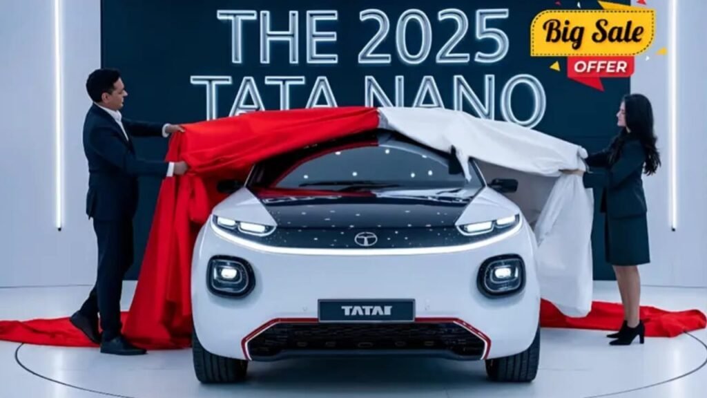 Tata Launches Nano Car : 35KMPL Mileage, Compact Design & Premium Look, Just ₹1.2 Lakh!