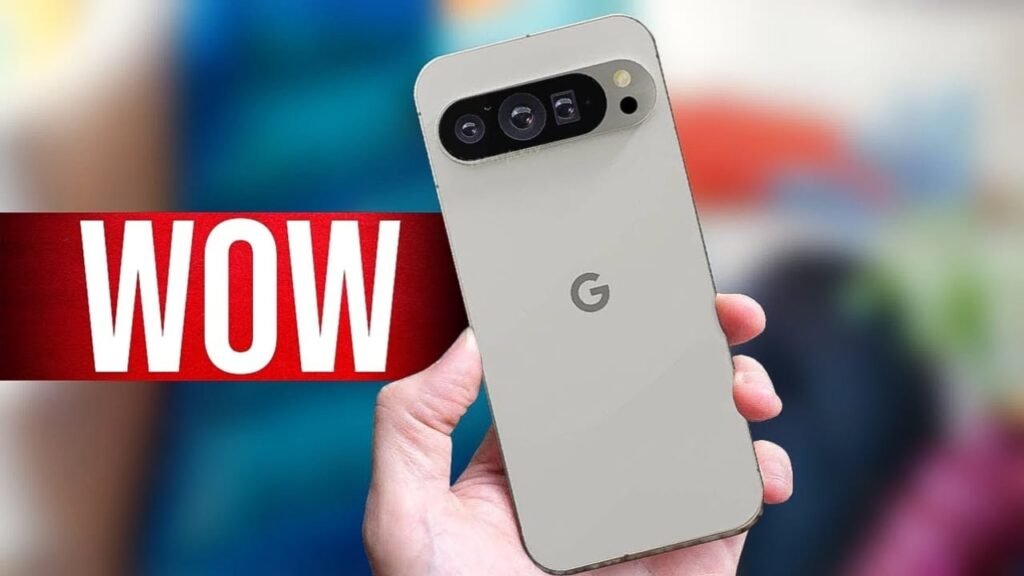 Google Pixal 9 Pro 5G Phone : With 48MP Front Camera, 5X Telephoto and ultrawide lens, a 6.3-inch LTPO OLED Display-